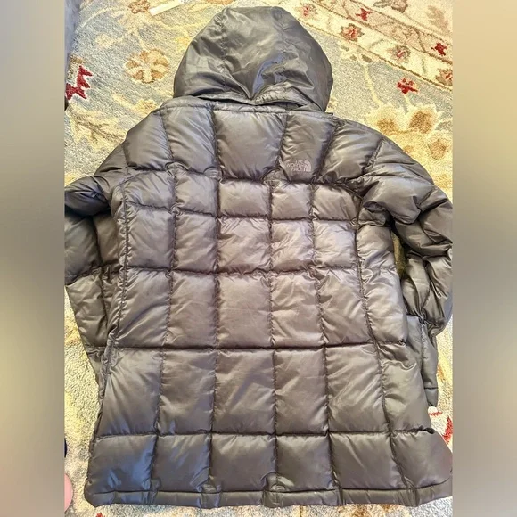The North Face Dark Gray Goose down coat - Picture 3 of 10